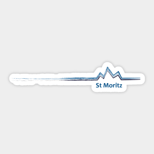 St Moritz Switzerland Sticker